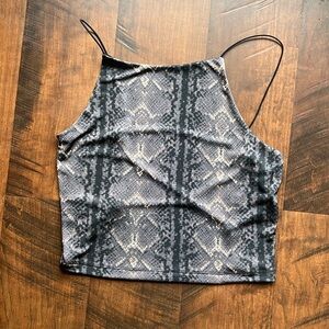 Urban Outfitters Snakeskin Tank